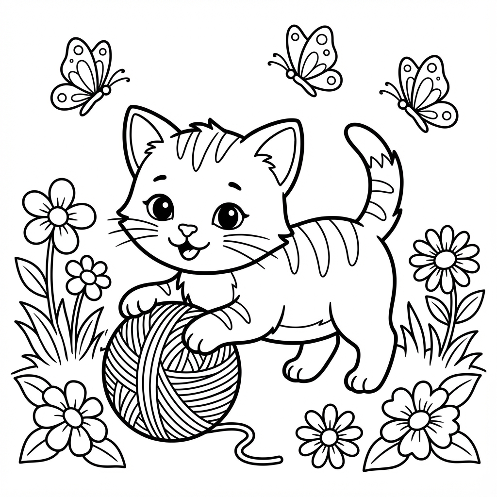 Pattern Coloring Page for Kids
